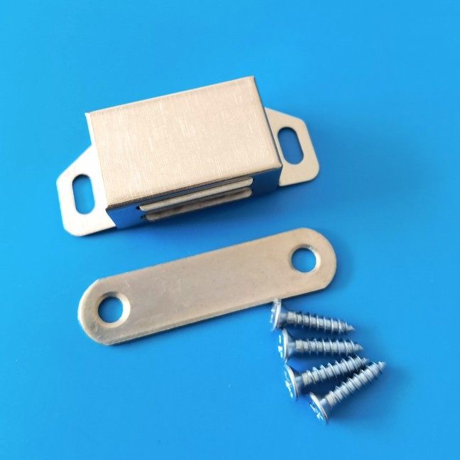 关门器加强吸力碰珠磁吸大柜门吸小号不绣钢门磁吸锁厨门吸扣防锈