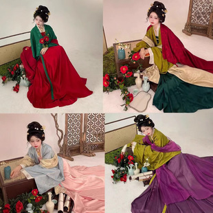 山海记【露华农】唐风系列烫金上衣齐胸破裙法门寺披衫春季汉服