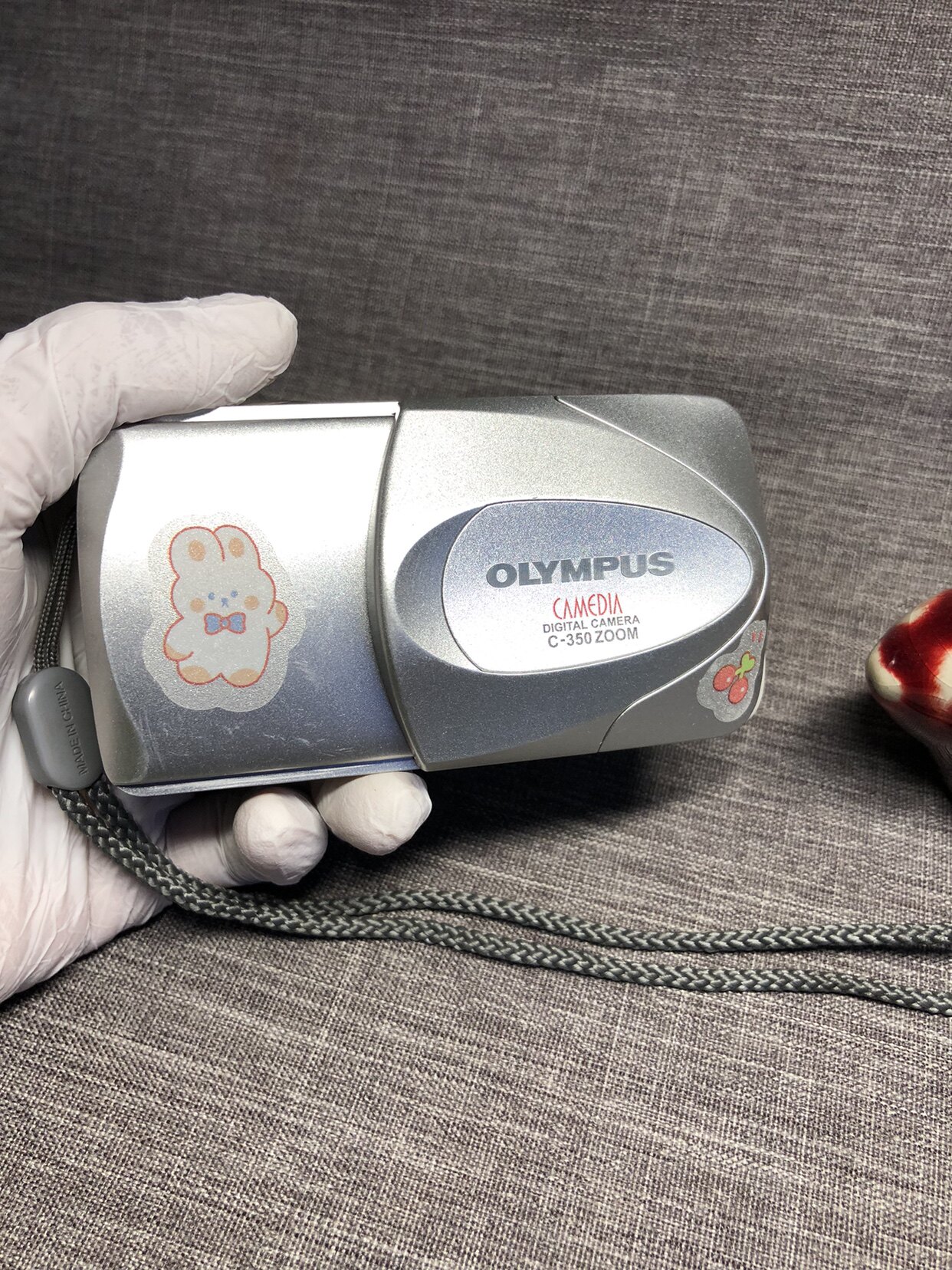 OLYMPUS奥林巴斯camedia C-350zoom银色ccd数码相机滑盖机320w