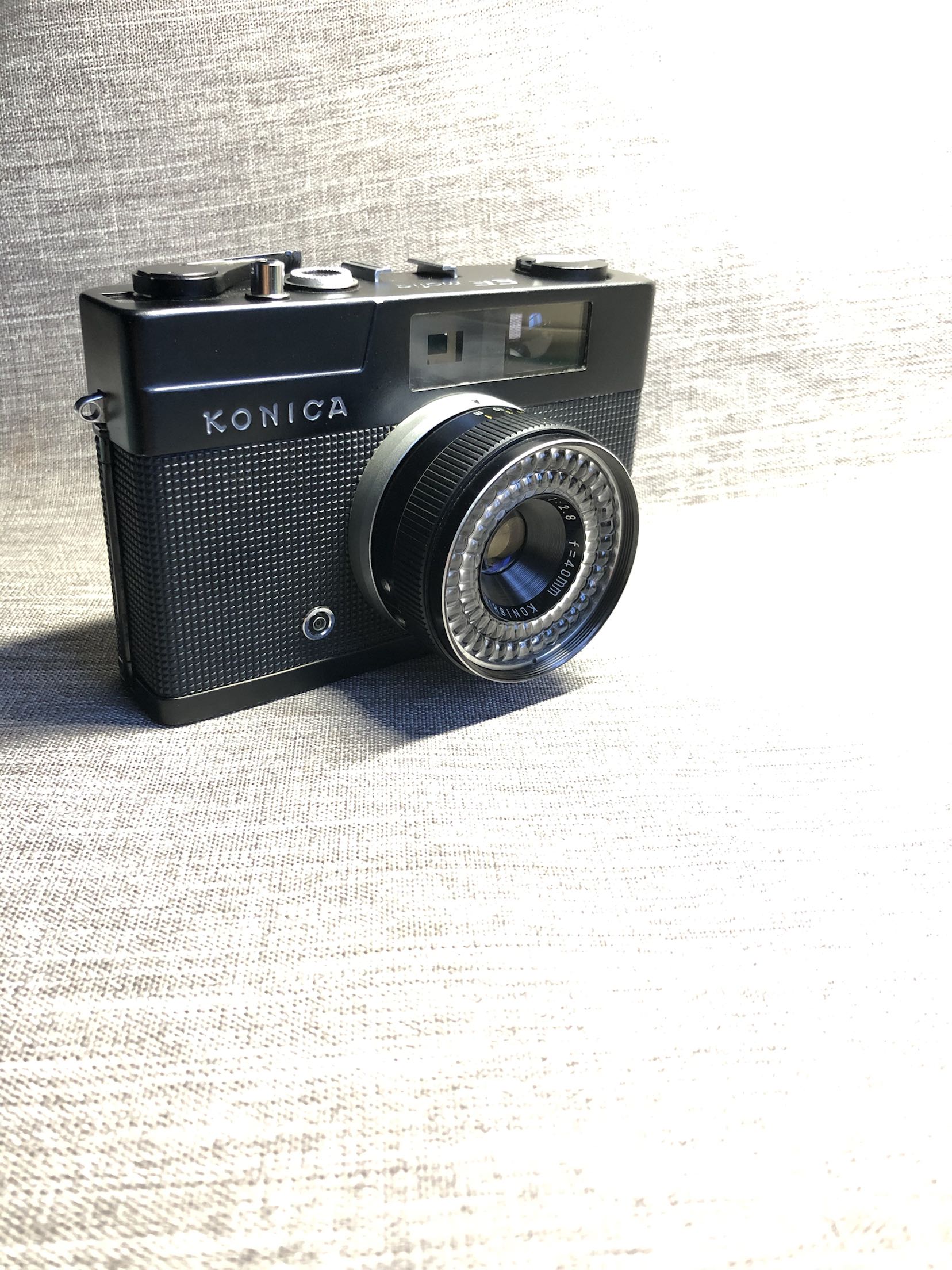 konica柯尼卡EEmatic 135胶卷胶片菲林中古复古机械金属铜顶底hot