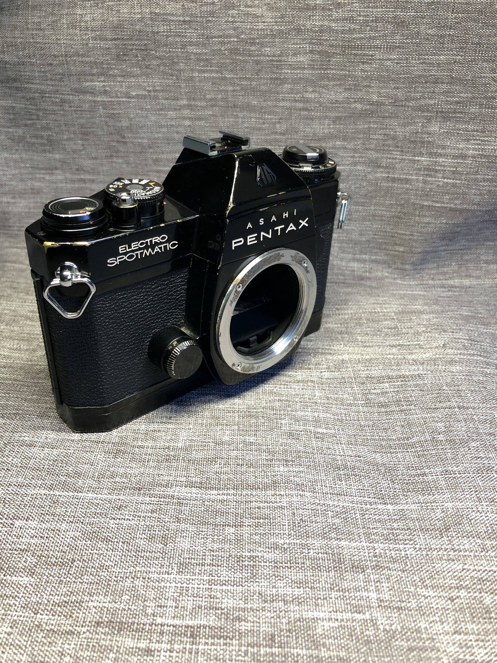 pentax宾得es135胶卷胶片菲林中古复古黑色金属单反铜顶hot