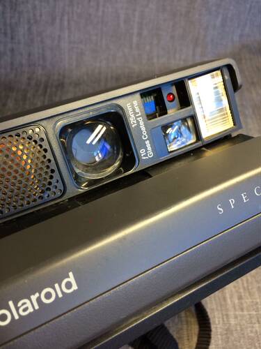 polaroid宝丽来spectra宽幅拍立得一次成像功能后背功能好灰色HOT