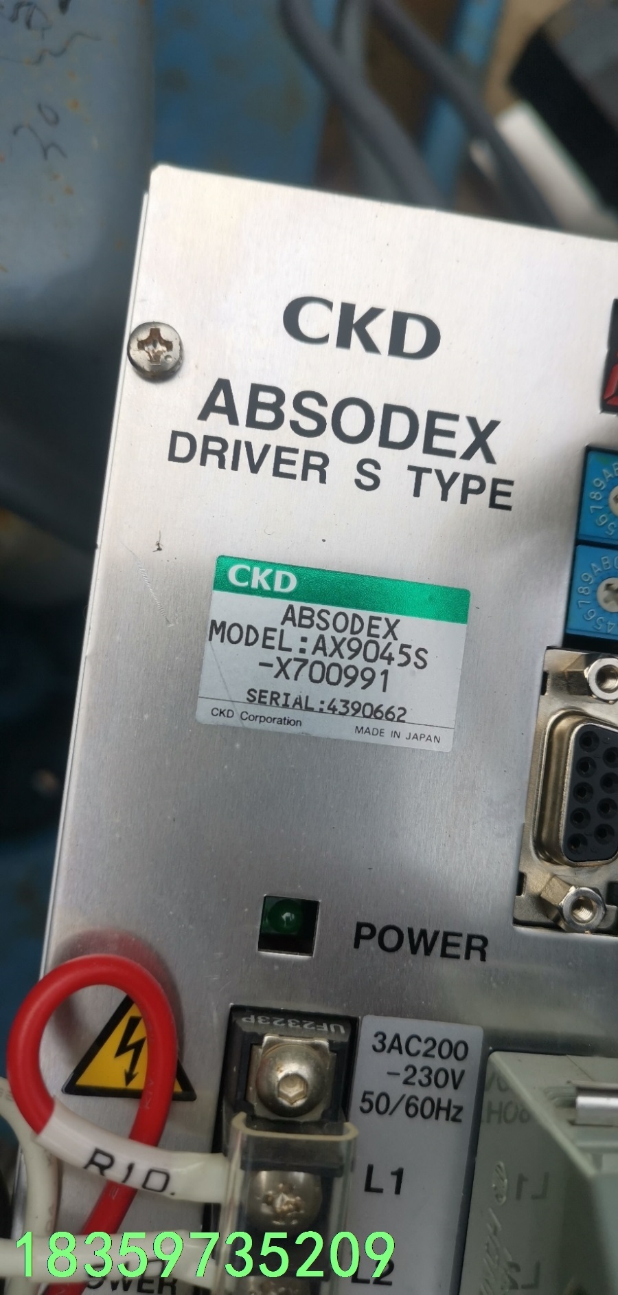 CKD DD马达驱动AX9045S-X700991加电机A议价-封面