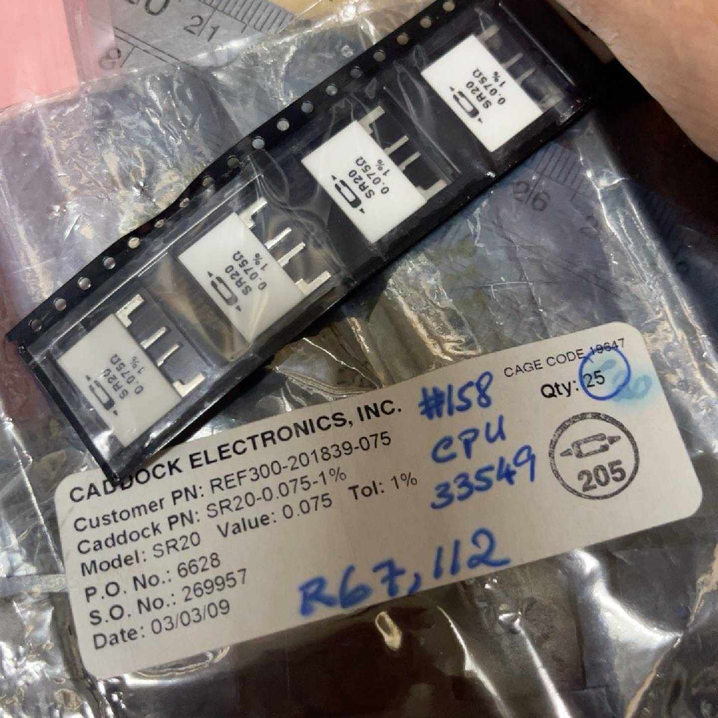 SR200.0751CADDOCK美国加当电流传感厚议价