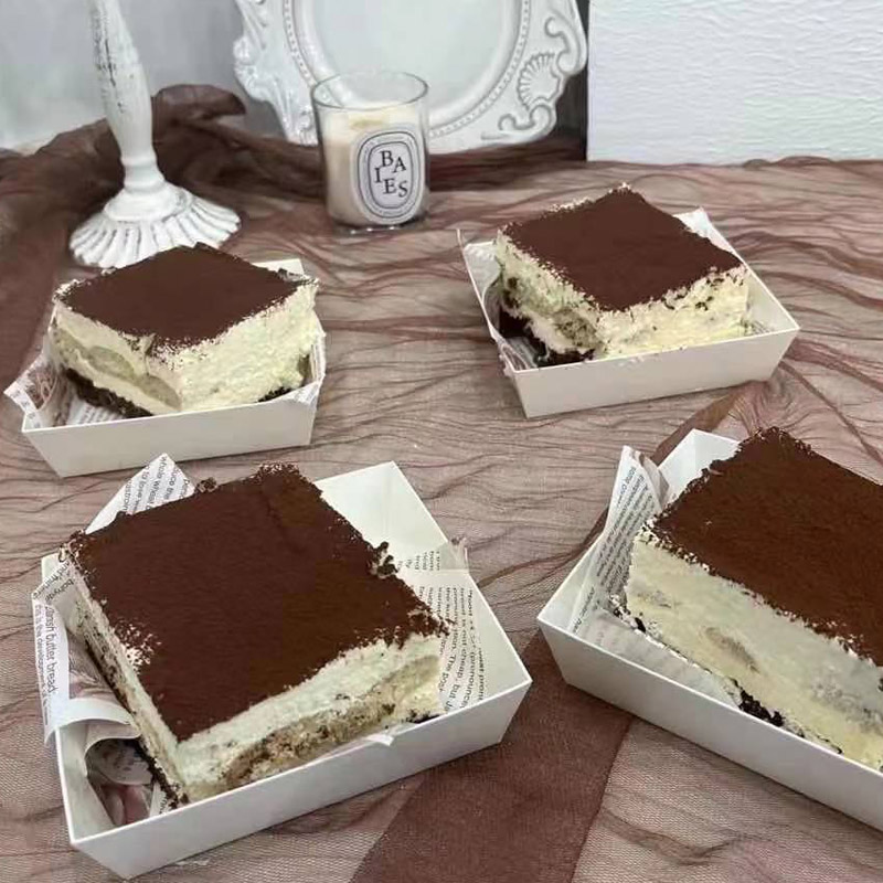 提拉米苏盒子打包盒慕斯包装盒