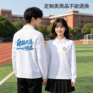 毕业班服定制中小学生幼儿园运动会t恤文化广告衫工作服