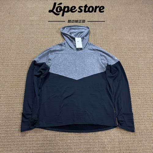 Nike跑步运动保暖立领T恤长袖