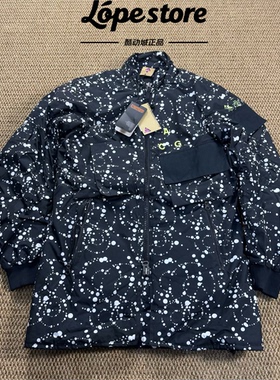 Nike/耐克 ACG Insulated男子长夹克棉服黑色机能内胆外套