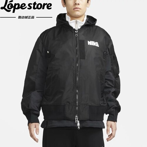 SACAI联名MA1风行者连帽机能夹克