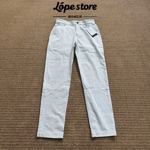 Nike/耐克 Dri-Fit UPF40+男子高尔夫泡泡纱白色条纹长裤DH1947