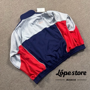 Nike/耐克 Martine Rose男子联名高领拼接校服休闲运动外套AQ4456