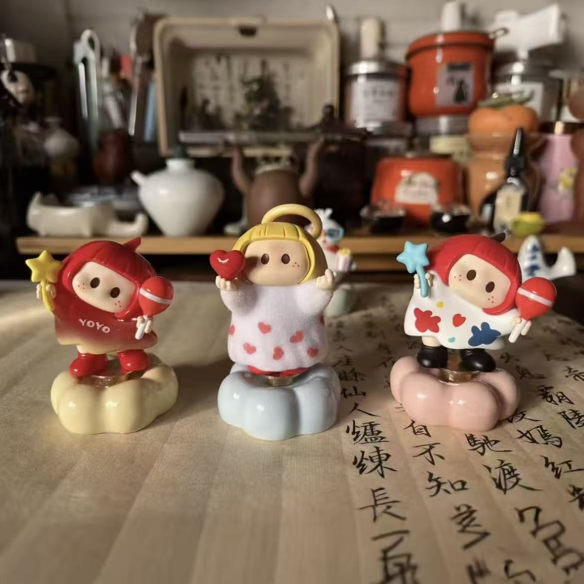 yoyo专属底座盲盒陶瓷转转乐底座可爱小摆件,家居饰品,桌面摆件,淘宝优惠券,粉丝福利购,淘宝优惠卷