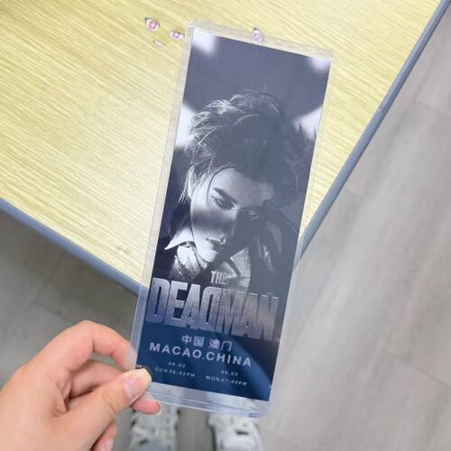 2026 蔡徐坤[The Deadman]演唱会票据纪念票纸质票根周边