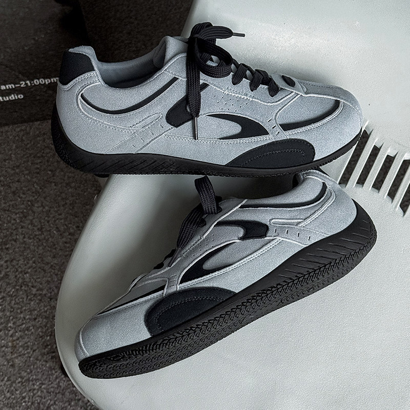 赛车鞋男2026新款春季德训鞋女鞋平底运动休闲板鞋复古阿甘潮鞋子,流行男鞋,德训鞋,淘宝优惠券,粉丝福利购,淘宝优惠卷