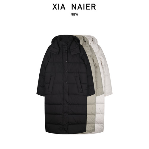 【80白鹅绒 Softmatte面料】25秋冬长款羽绒服JS-111301