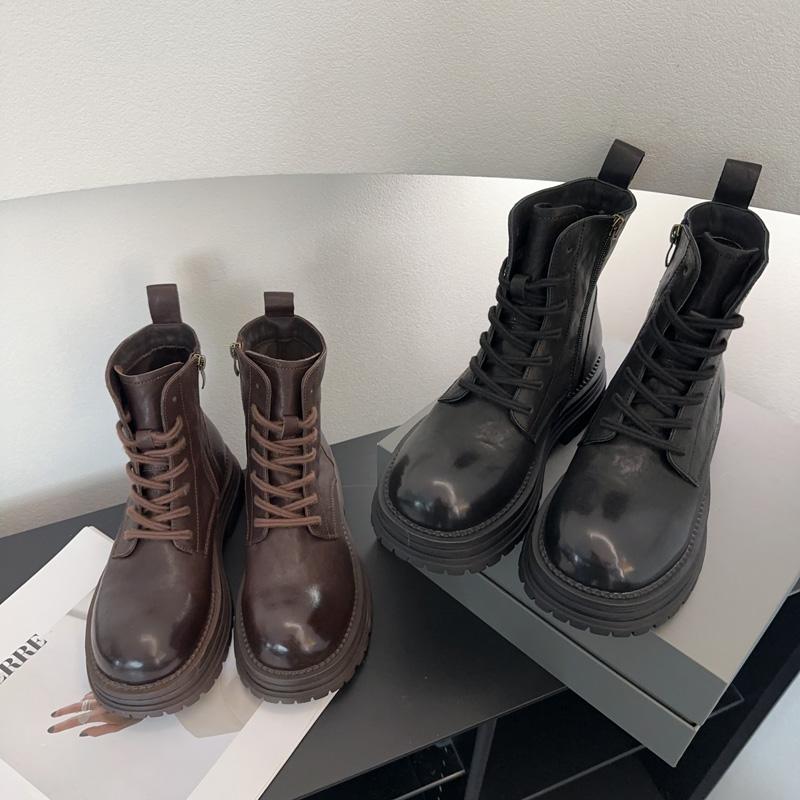2024秋冬新款中高帮马丁靴