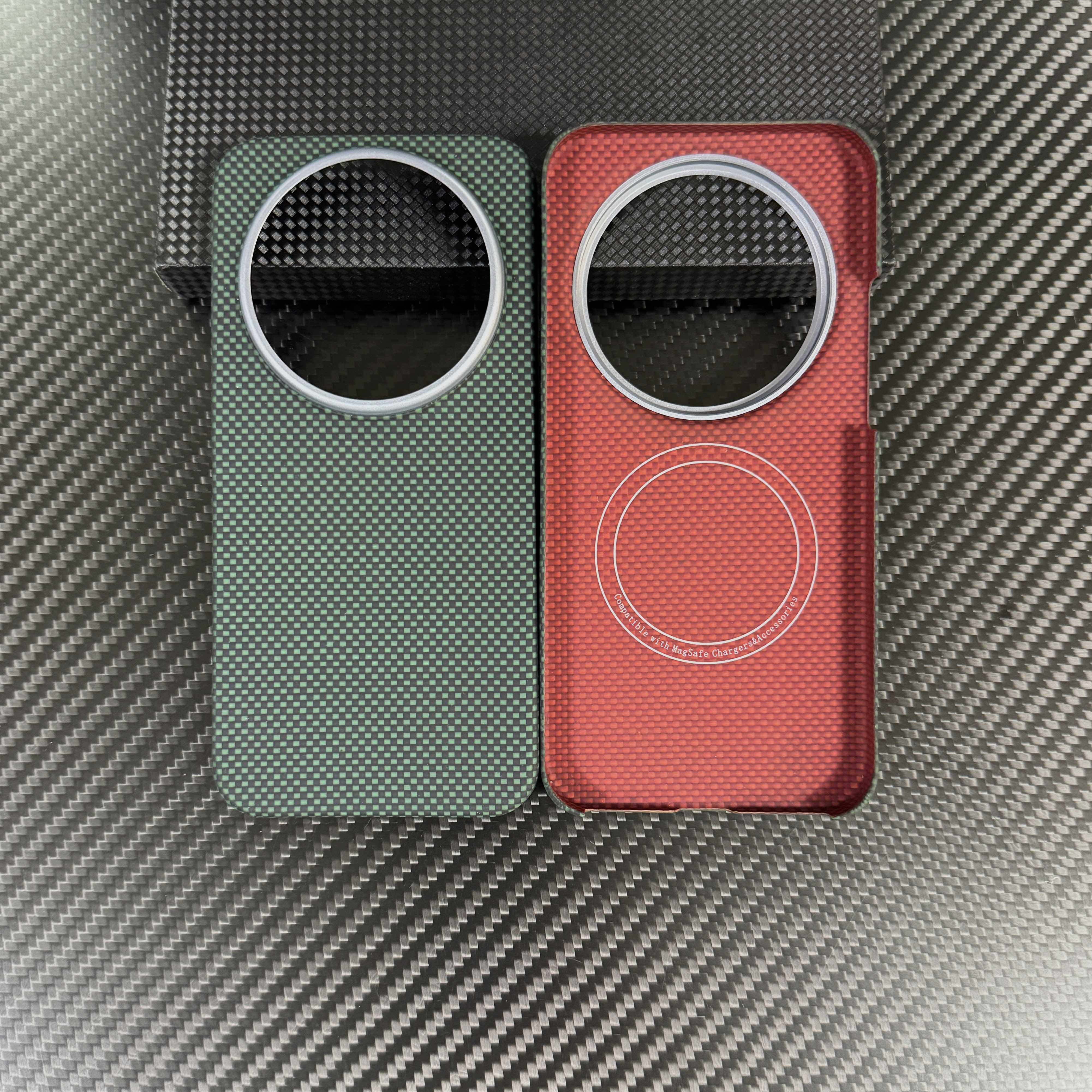 适用小米17pro/17promax凯夫拉纤维磁吸手机壳碳纤维超薄保护套14/15ultra防滑轻薄