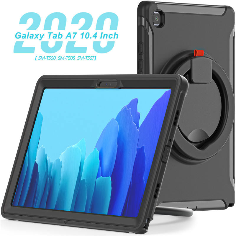 适用三星Tab A7 10.4英寸皮套Samsung SM-T500平板全包保护壳SM-T505C保护套外壳支架手提套