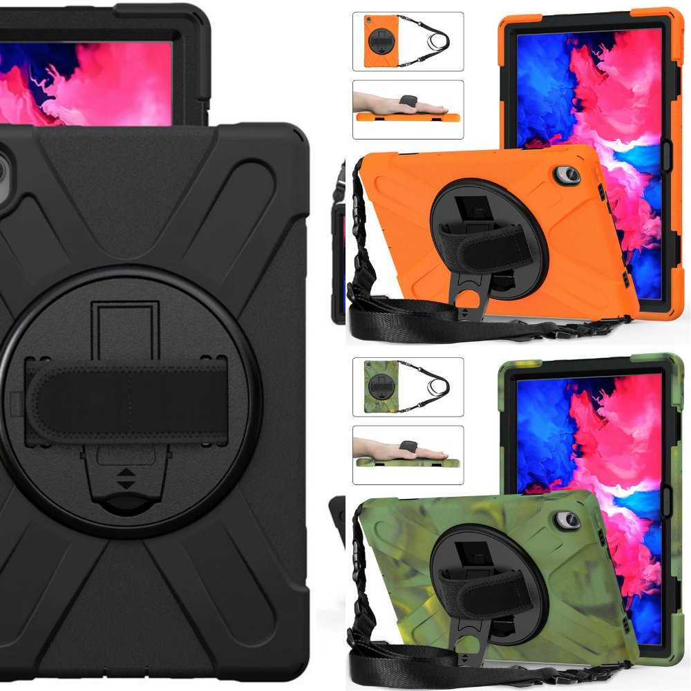 适用联想天骄Pad 11英寸旋转保护套TB-J616F手托挂绳皮套防摔外壳