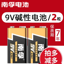南孚烟雾报警器电池9V伏方块叠层方形烟感探测器感应器电池万用表