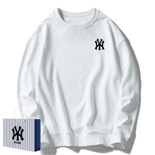 奥莱联名港风潮牌圆领卫衣青少年时尚重磅纯棉打底衫大码宽松8XL