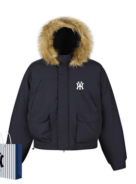 奥莱联名冬季新款连帽鸭绒90羽绒服男士时尚袄子保暖衣服加厚外套