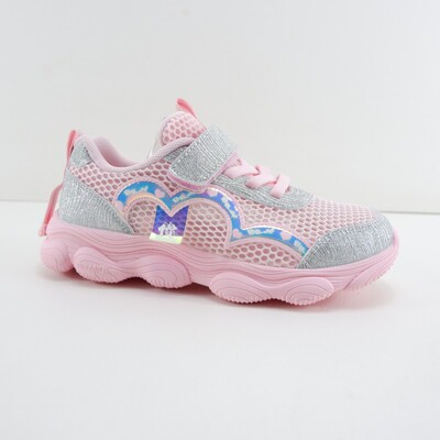 女童运动鞋超轻网面透气