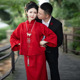新中式 敬酒服新娘红色轻奢小个子孕妇遮肚子订婚宴礼服回门两件套