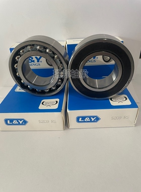 蓝宇L&Y接触角加厚双列U型卡轴承5207 5208 5209 5210 5211RS D03