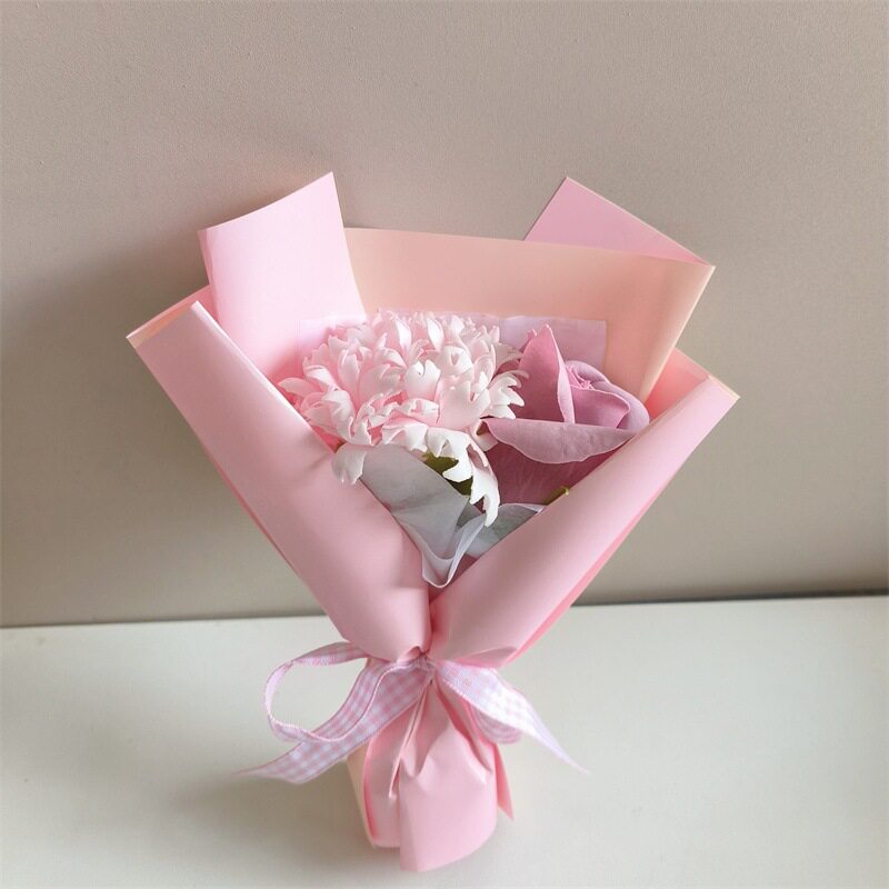 迷你香皂花花束永生花教师节向日花坛/花箱