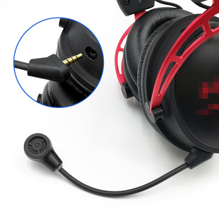 适用于金士顿HyperX Cloud Alpha 阿尔法无线耳机配件带灯麦克风