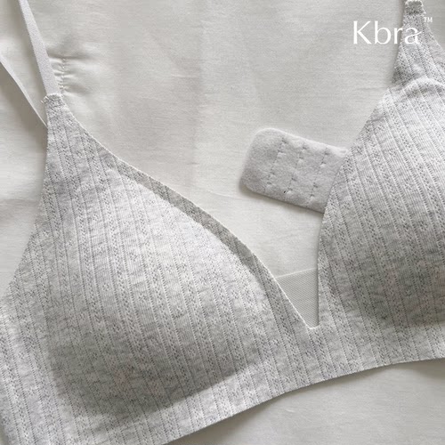 Kbra法式深V三角杯内衣女细肩带