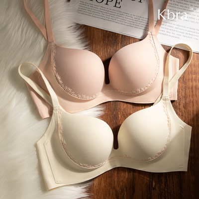 Kbra小胸聚拢显大蕾丝内衣女