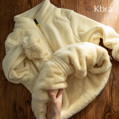 一件过冬！摇粒绒立领保暖外套