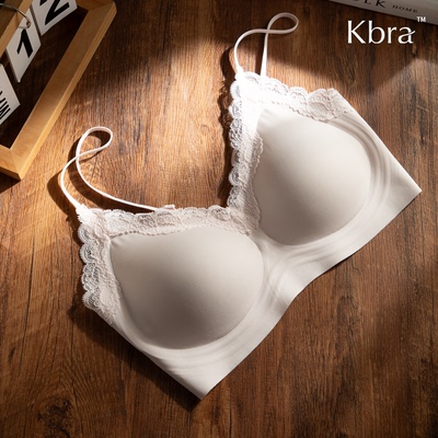 Kbra细肩带小胸聚拢内衣女
