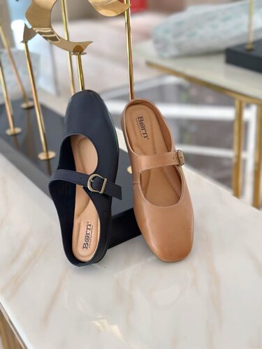 法式复古穆勒鞋低跟休闲半包鞋