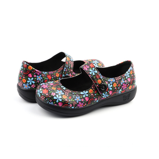 3641出口欧美健康鞋 女 复古学院风真皮玛丽珍足弓支撑舒适休闲单鞋