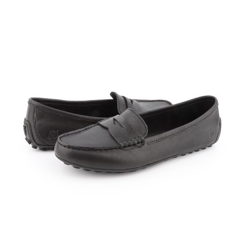 BORN豆豆底英伦风乐真皮乐福鞋