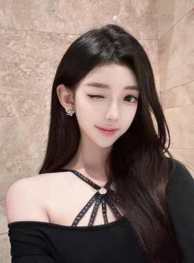 现货！周洁琼同款AP AGENT绑带烫钻文胸 AP内衣 魅惑满钻绑带黑色