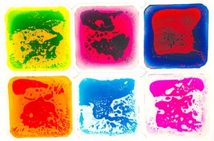 定制款内圆角40cm*40cm攀爬架感官垫液体彩砖地垫液体地板拼图垫