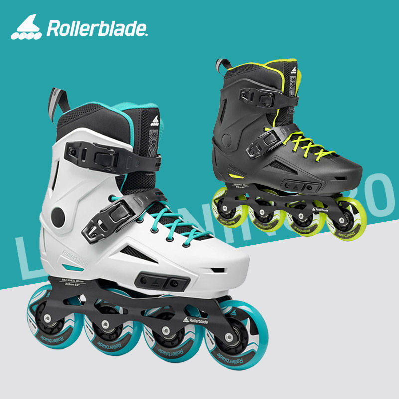 会轮滑的洋洋洋RollerbladeLighting闪电80110成人轮滑鞋街区刷街