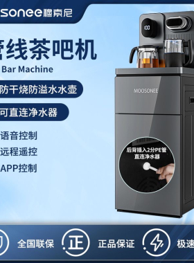管线茶吧机家用新款语音一体净水器水桶装两用办公室烧水壶饮水机