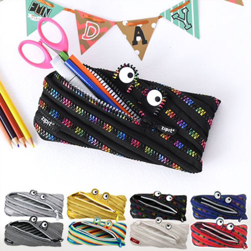 ZIPIT蛇年吉祥物笔袋耐用耐脏