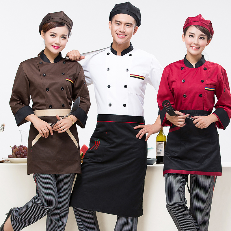 Uniforme de cuisinier en polyester - Ref 1911128 Image 3