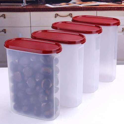 特百惠国产2.3L椭圆保鲜盒  干货盒