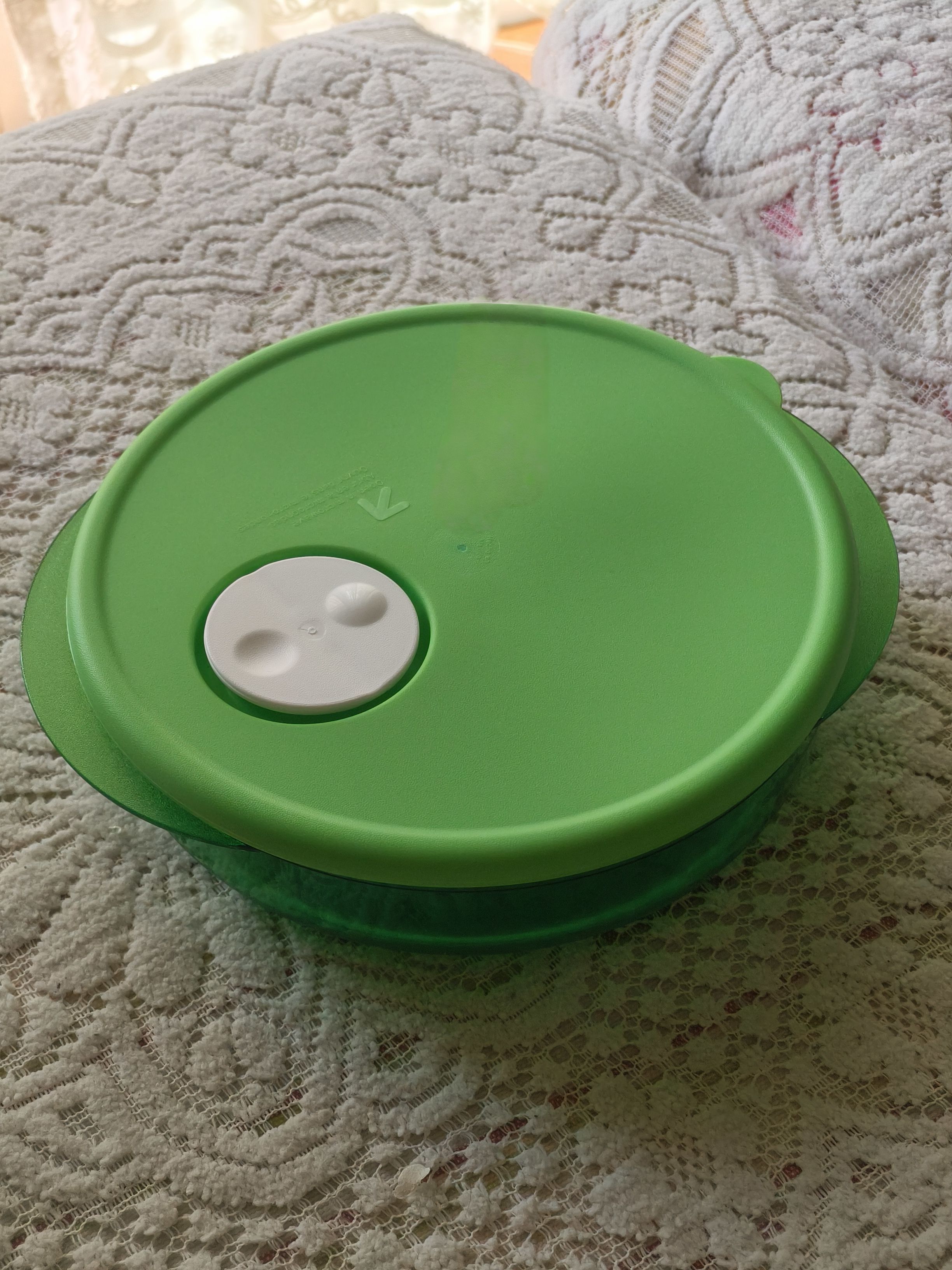 (海)800ml欢宴饭盒 微波 绿色