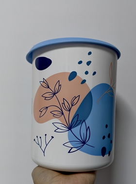 (海)特百惠蓝色插画噼啪桶  干货盒