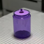 冷藏保鲜干货 2.4L紫色糖果罐 海