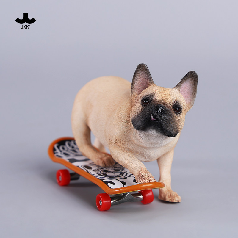 斗牛犬小狗动物玩偶创意手办摆件