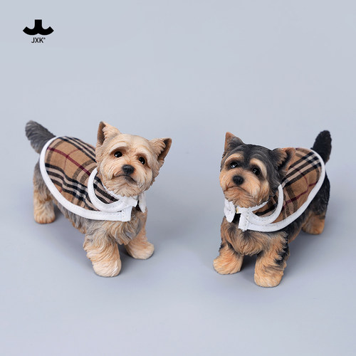 【JXK官方正品】约克夏犬模型